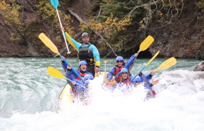 White water rafting adventure near Ubud